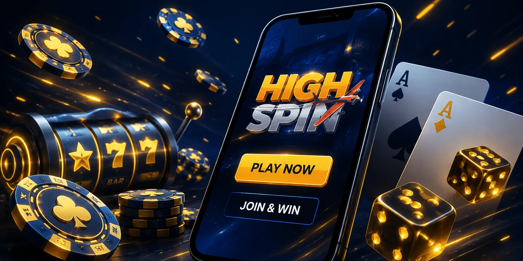HighSpin Casino App Screenshot